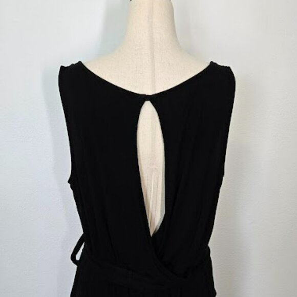 SUPER SOFT BY TORRID Scoop Neck Jumpsuit crop wide leg Sz 1X - Picture 6 of 9